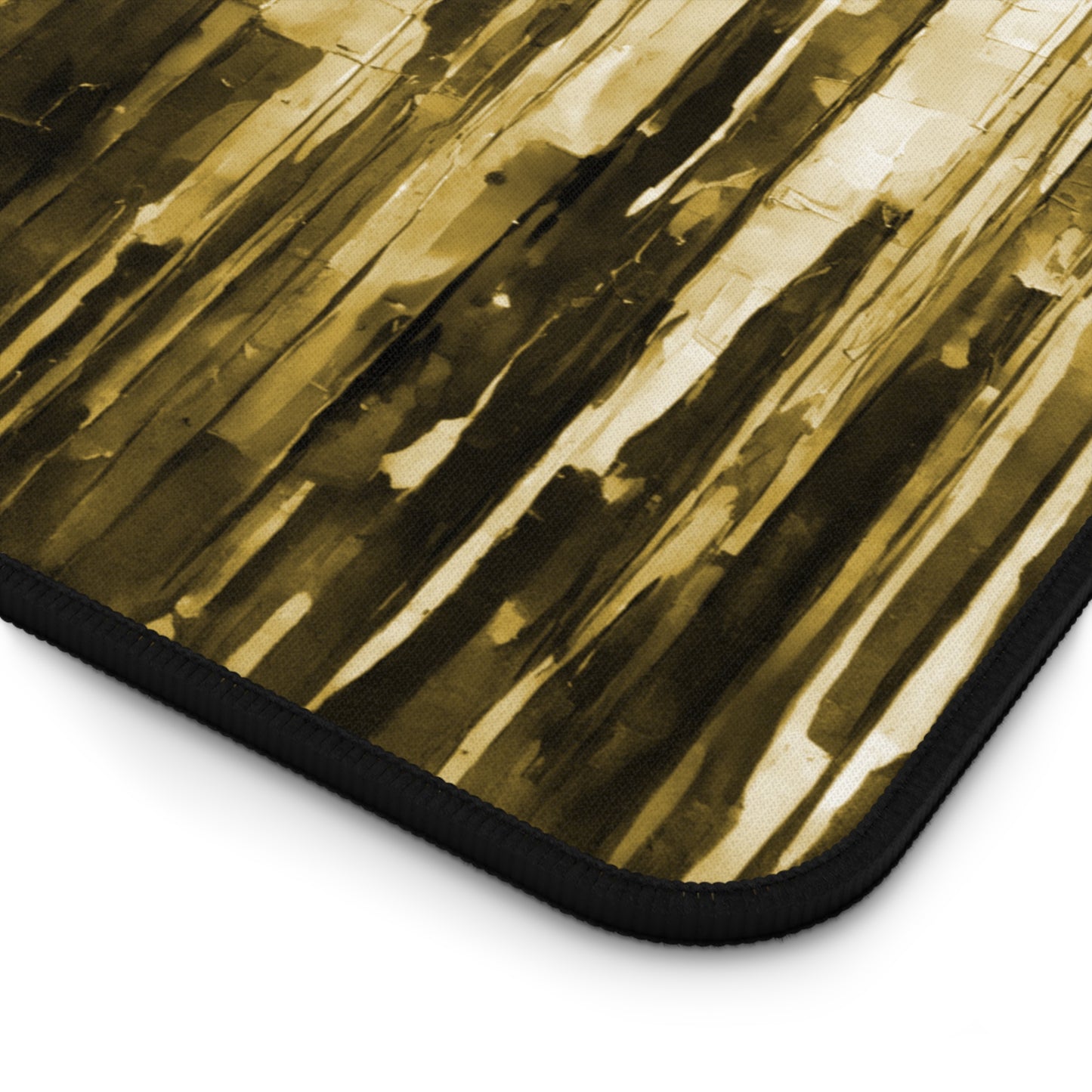 Striped Light Brown 12" x 18" Desk Mat