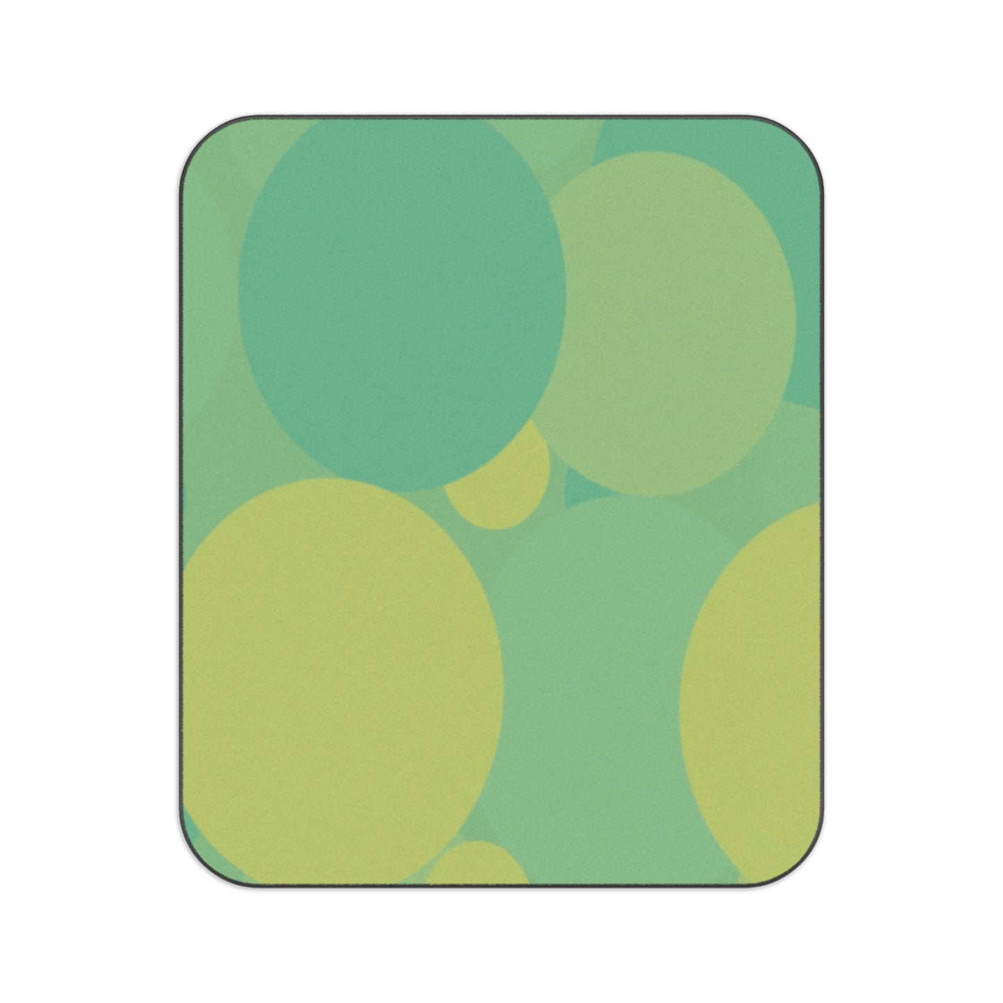 Pastel Green Patches 61" × 51" Picnic Blanket