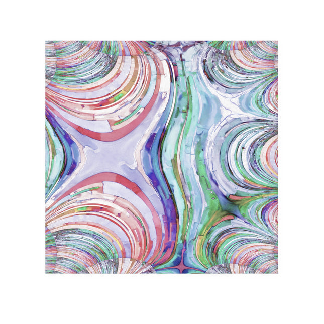 Uzi Spiral Pastels Face Towel, 13" x 13"