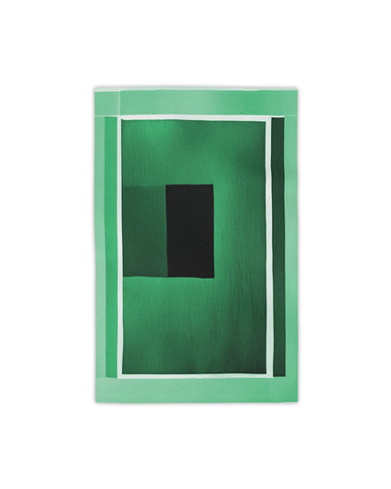 Mint Green Shadow Beach Towel, 18" x 27"