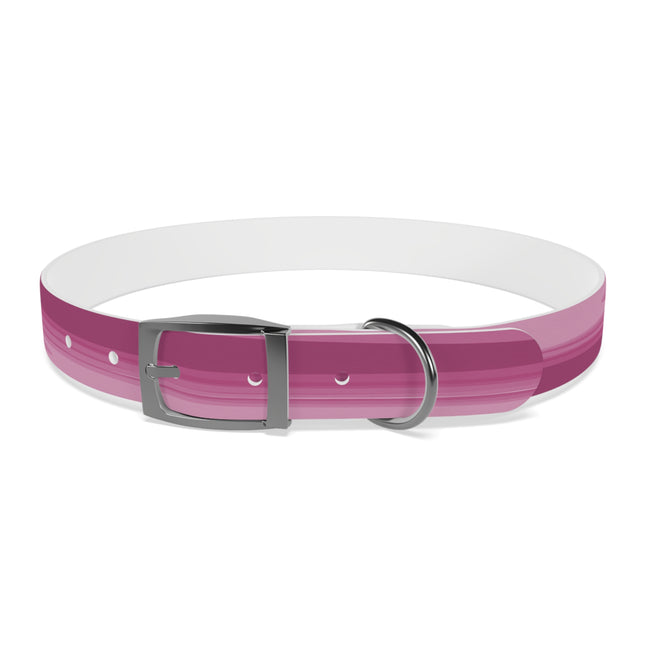 Pinky Mauve Wavey Extra Large Dog Collar