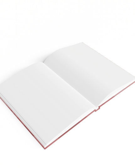 Power Red Wavey 5" x 7" Journal - 128 Blank pages