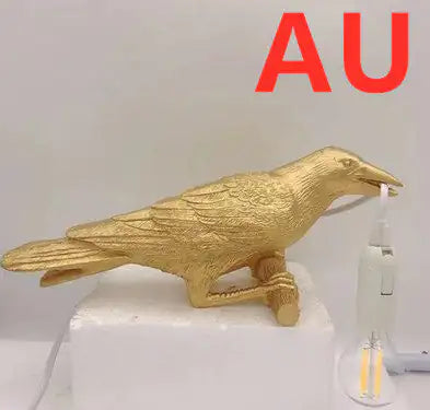 Resin Bird Wall Lamp Decoration
