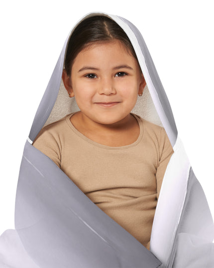 Sephia Sea Dark Fog Youth Hooded Towel, 24" x 48"