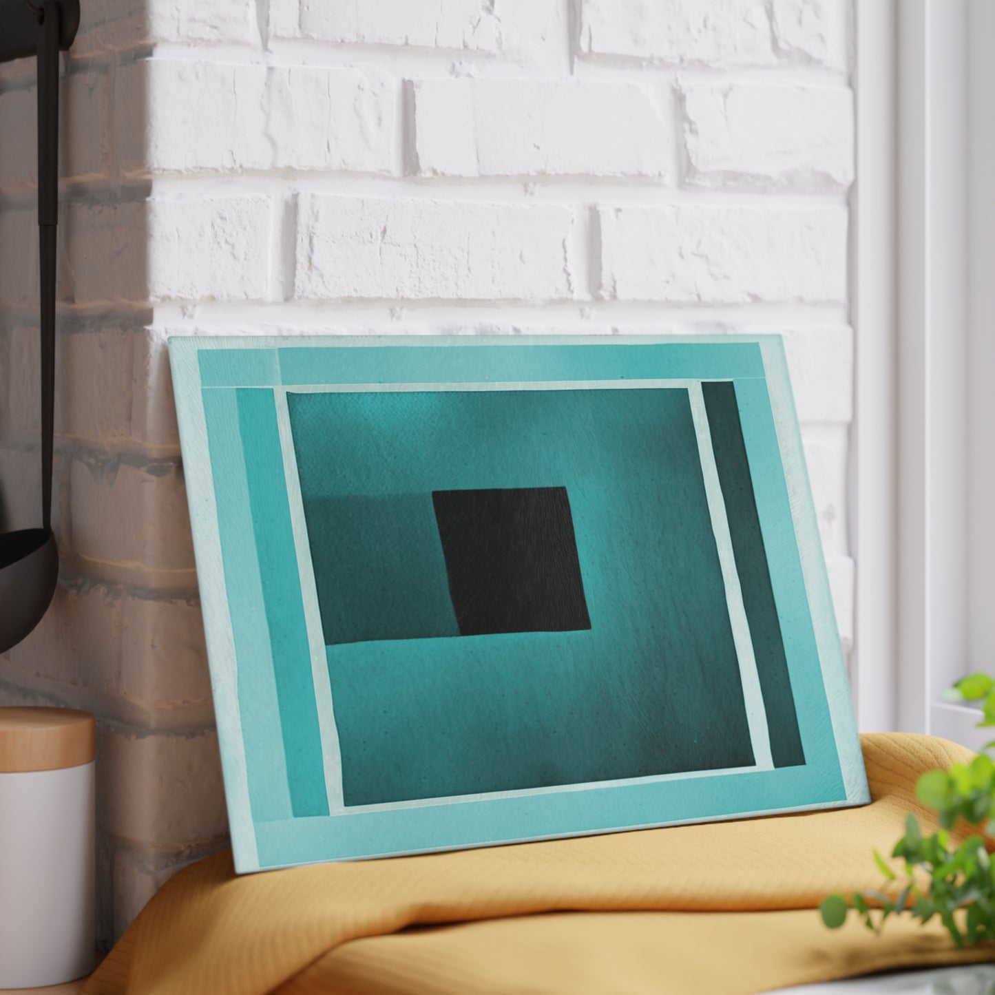 Tif Shadow 8" x 11" Glass Cutting Board