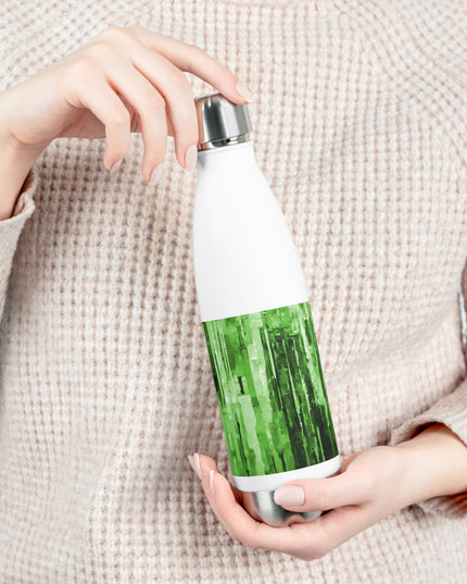 Striped Mint Pastel 20oz Insulated Water Bottle
