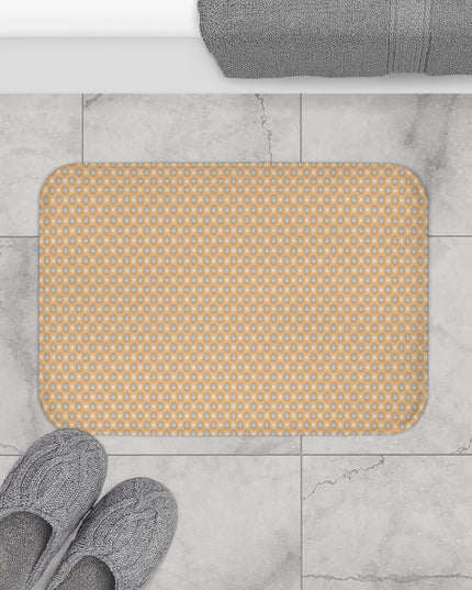 Tan Sunset Star-crossed Bodies 24" x 17" Bath Mat