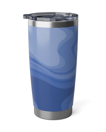 Deep Blue Wavey Vagabond 20oz Tumbler