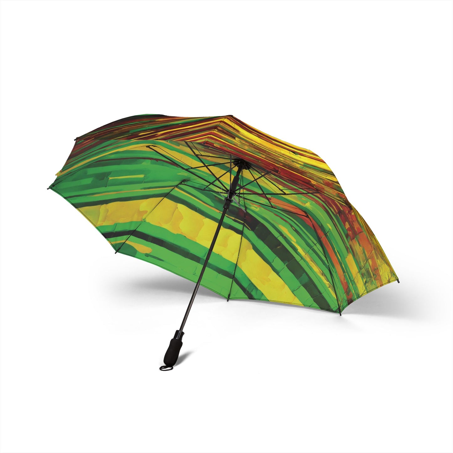 Striped Beta Foldable Umbrella - Compact & Chic