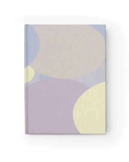Pastel Soft Blue and Soft White Patches 5" x 7" Journal - 128 Ruled Line pages