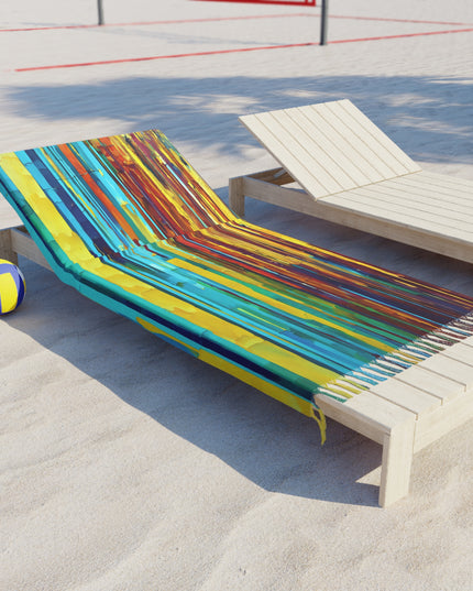 Striped Alpha 38" × 81" Boho Beach Cloth