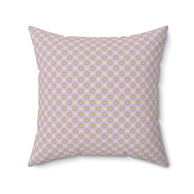 Magenta Star-crossed Bodies Faux Suede Square Pillow, 20" x 20"