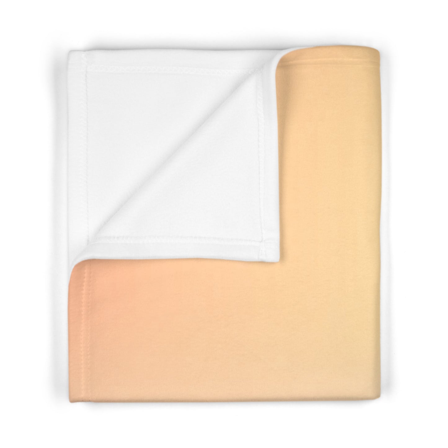 Hot Peach Fade Soft Fleece Baby Blanket, 30" x 40"