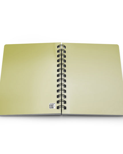 Lemon Fade Spiral Bound Journal, 5" x 7" 150 pages