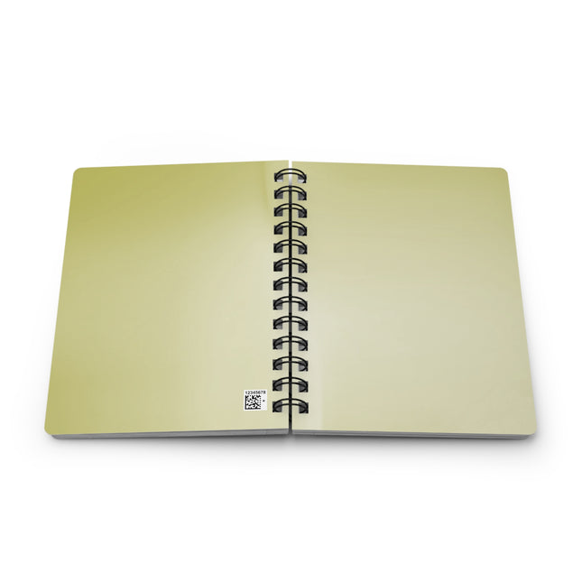 Lemon Fade Spiral Bound Journal, 5" x 7" 150 pages