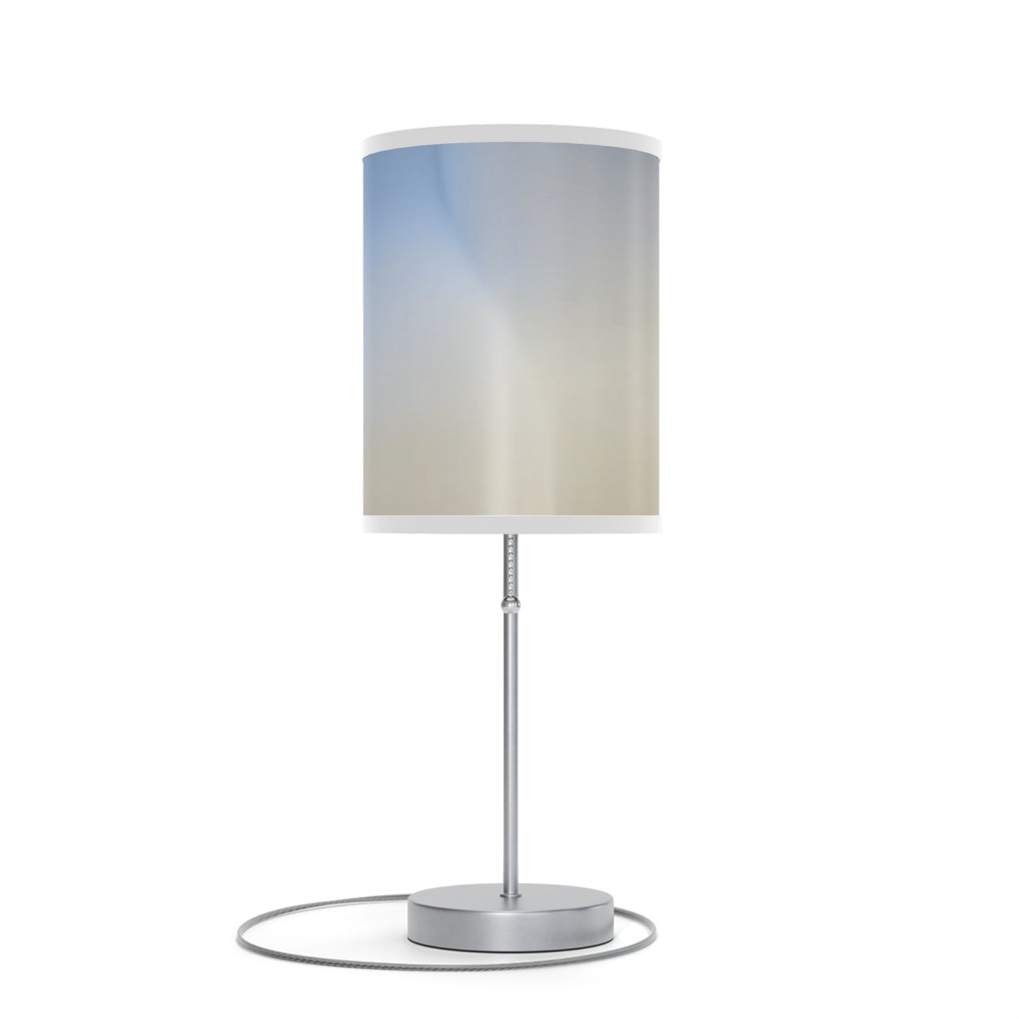 Cobalt Fade Table Lamp on a White or Silver Stand, US|CA plug