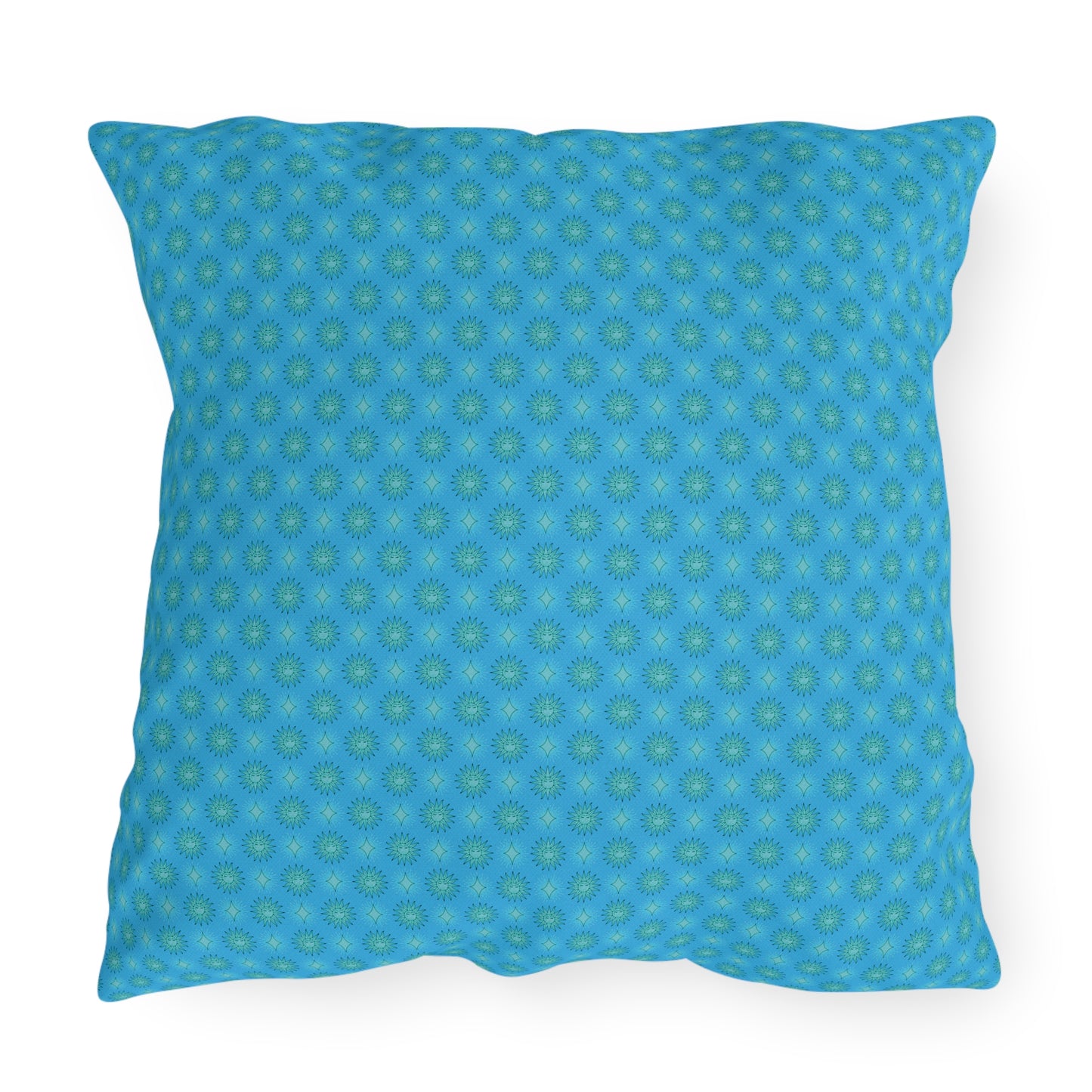Light Blue Star-crossed Bodies 20" x 20" Outdoor Pillows