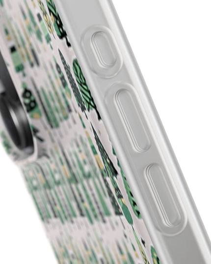 Mini Vintage Green Trees Iphone 15 Pro Max Flexi Case