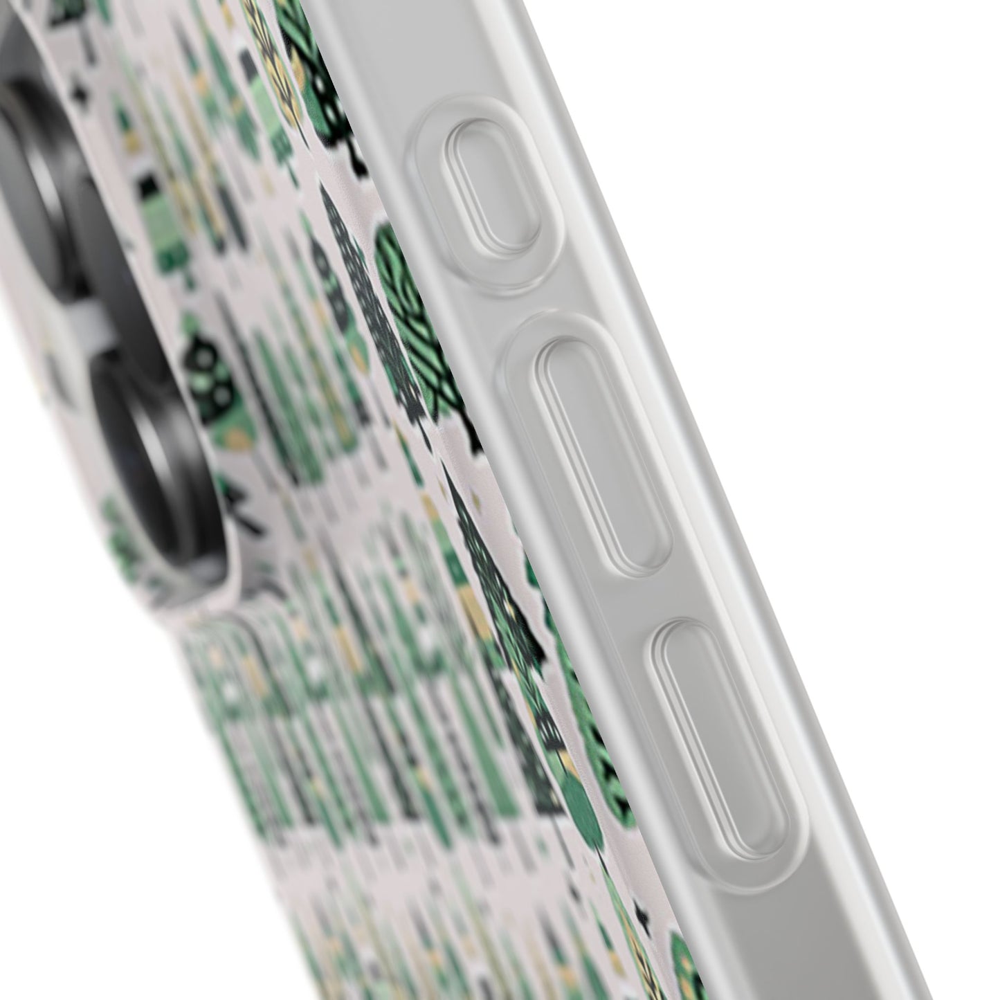 Mini Vintage Green Trees Iphone 15 Pro Max Flexi Case