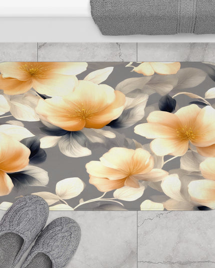 Soft Blossom Floral Bunch 34" x 21" Bath Mat