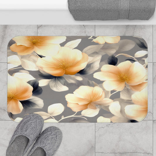 Soft Blossom Floral Bunch 34" x 21" Bath Mat