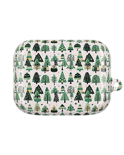 Mini Vintage Green Trees AirPod Cases (Airpods Cases Gen 1)