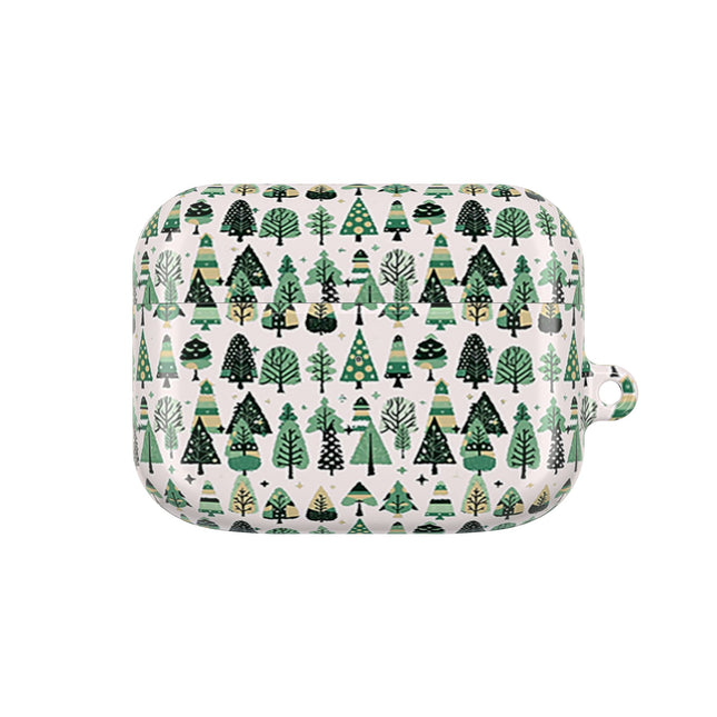 Mini Vintage Green Trees AirPod Cases (Airpods Cases Gen 1)