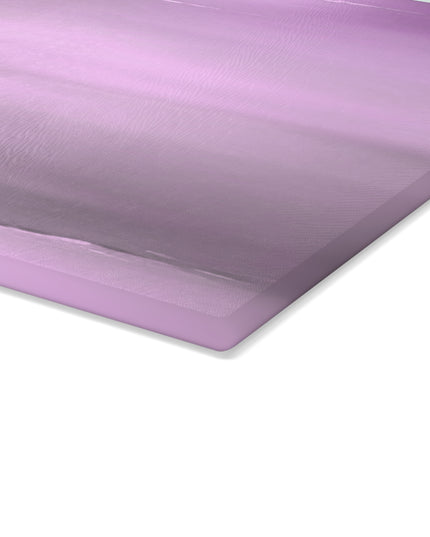 Dark Pink Sea Amethyst Fog Glass Cutting Board, 11" x 15"