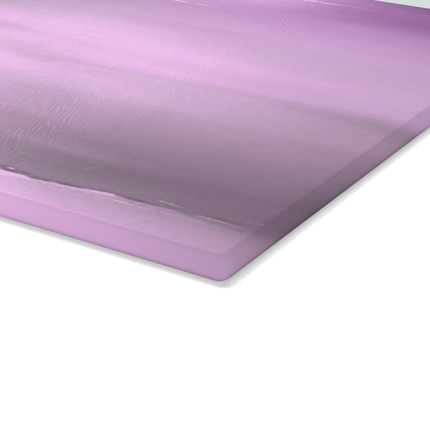 Dark Pink Sea Amethyst Fog Glass Cutting Board, 11" x 15"