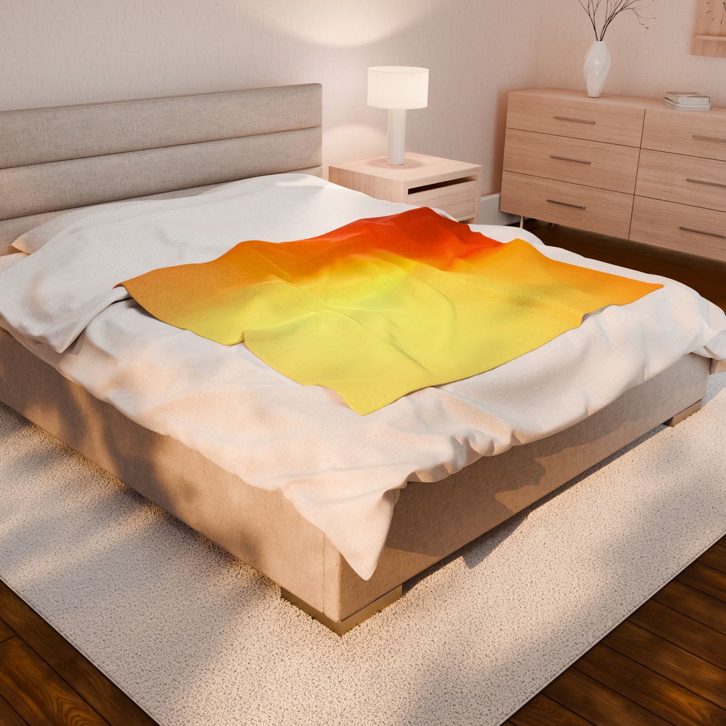 Phoenix Fade Velveteen Plush Blanket, 50" x 60"