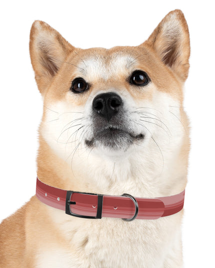 Power Red Wavey Extra Large Dog Collar