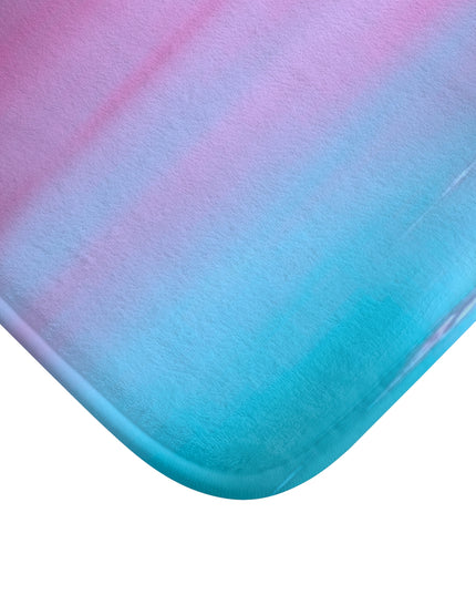 Wine Sea Blue Fog 24" x 17" Bath Mat