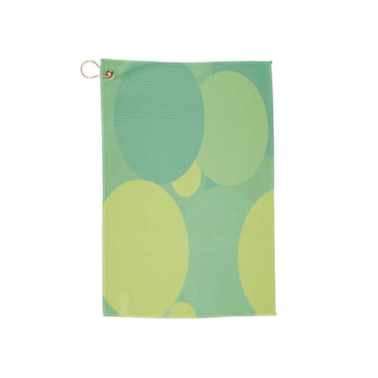 Pastel Green Patches 16" x 24" Golf Towel