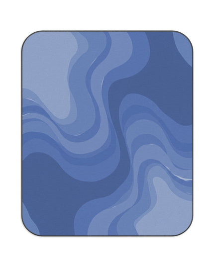 Deep Blue Wavey 61" × 51" Picnic Blanket