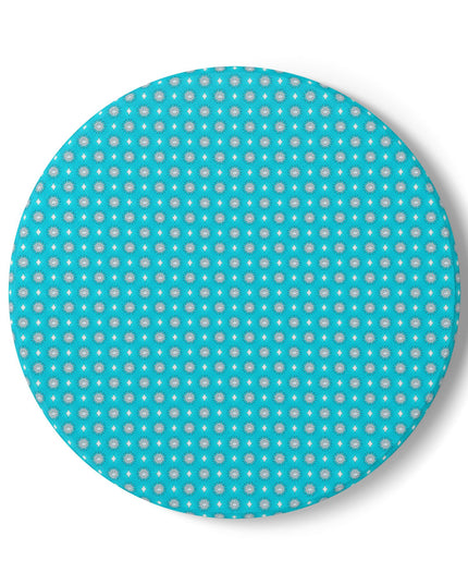 Tif Green Star-crossed Bodies Round Ceramic Coaster, 4" x 4"