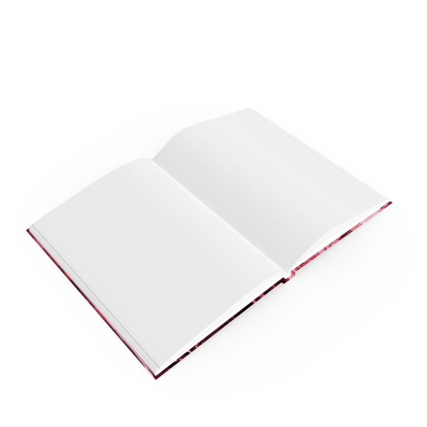 Striped Ruby 5.2" x 7.4" Hard Backed Journal with 128 blank pages