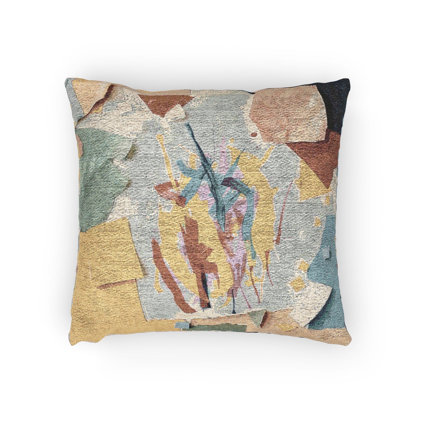 Alpha Paper Paint Woven Pillow, 17" x 18"