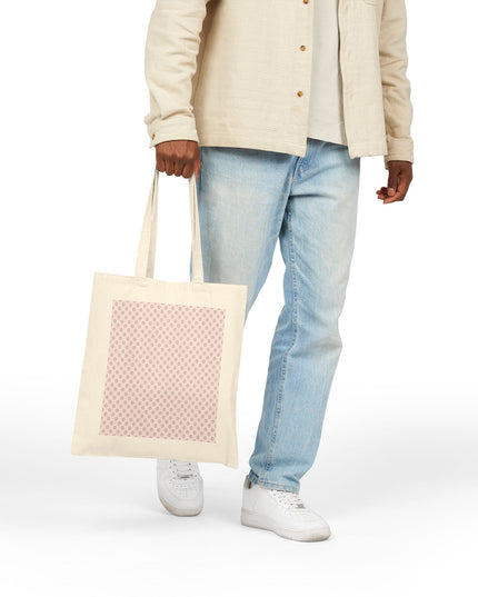 Pink Mornings Star-crossed Bodies Cotton Canvas Tote Bag