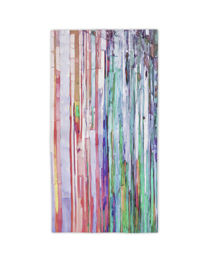Striped Pastels Beach Towel, 24" x 44"