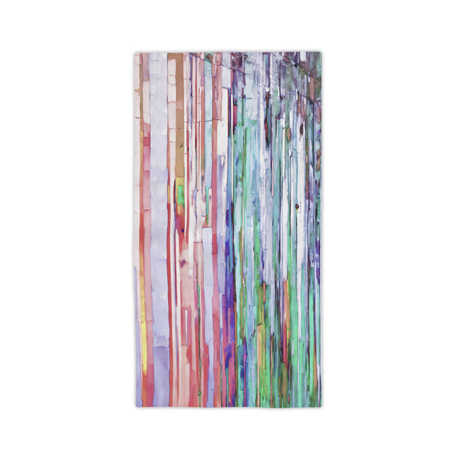 Striped Pastels Beach Towel, 24" x 44"