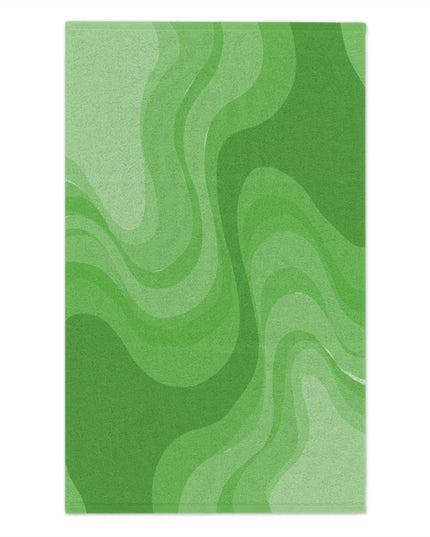 Greenie Meanie Wavey Rally Towel, 11" x 18"
