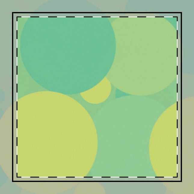 Pastel Green Patches 10" x 10" Cotton Twill Napkin