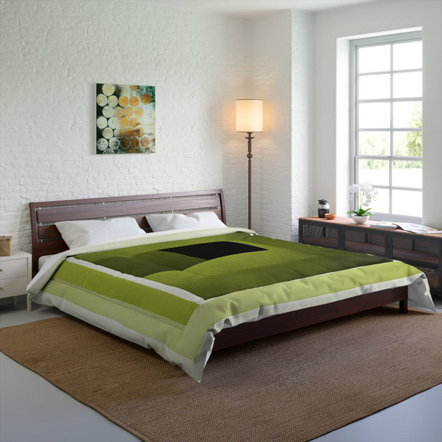 Lemongrass Shadow 104" × 88" Comforter