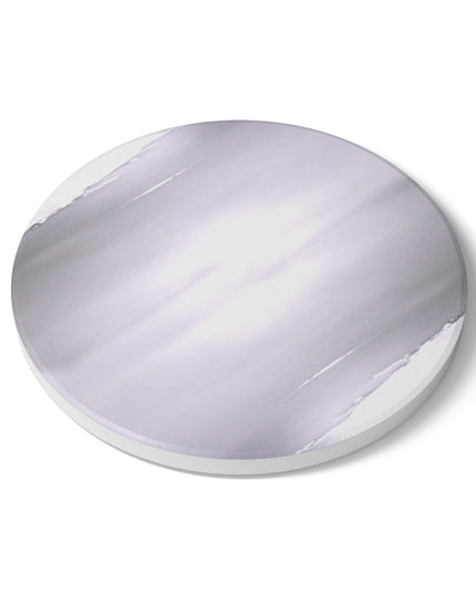 Sephia Sea Dark Fog 4" x 4" Round Ceramic Coaster