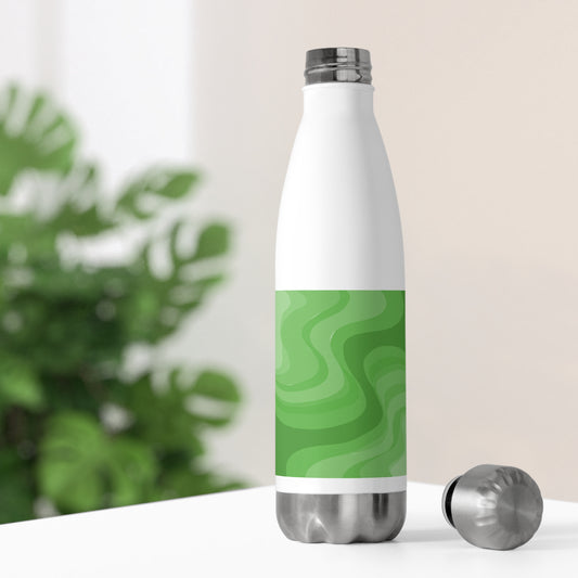 Greenie Meanie Wavey 20oz Insulated Water Bottle