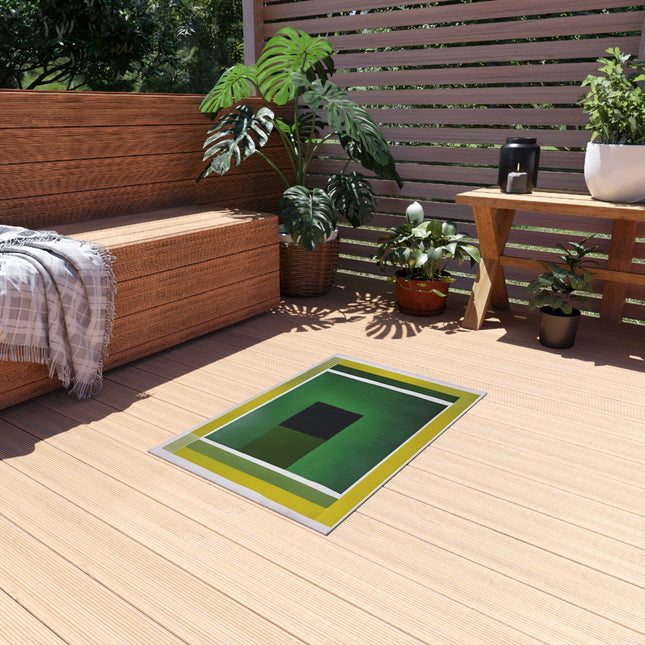 Alpha Shadow Outdoor Rug, 24" x 36"