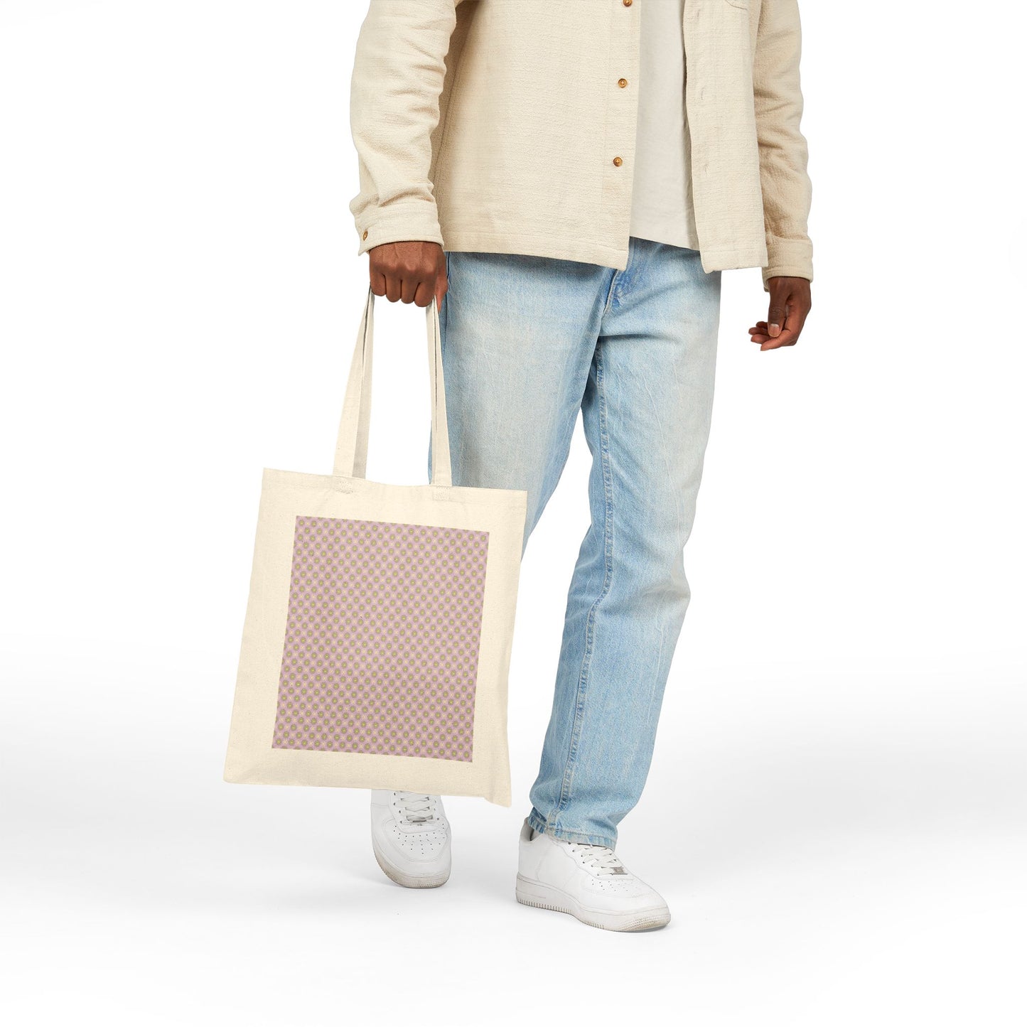Magenta Star-crossed Bodies Cotton Canvas Tote Bag
