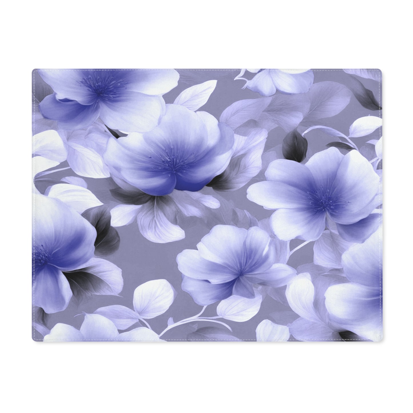 Indigo Blossom Floral Bunch Placemat, 1 pc
