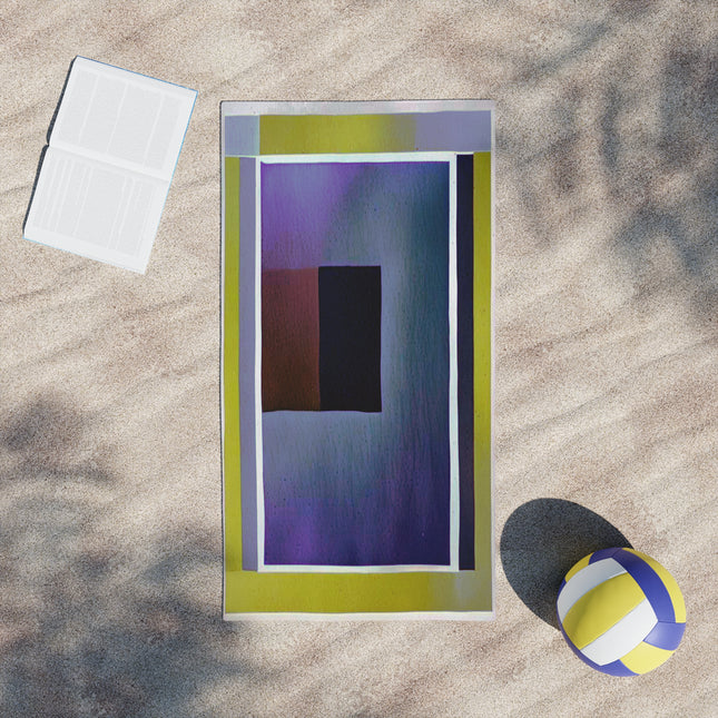 Zeta Shadow Beach Towel, 24" x 44"