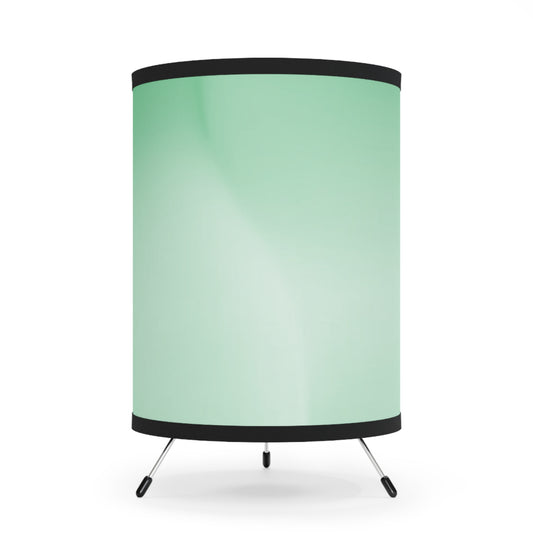 Mint Fade Tripod Lamp with High-Res Printed Shade, US\CA plug